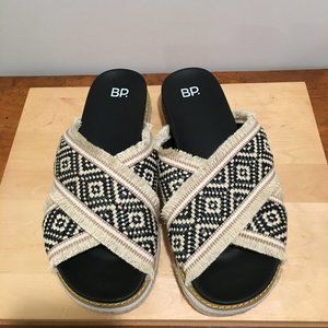 bp.  'Booker' Slide Sandals - Size 7.5M
